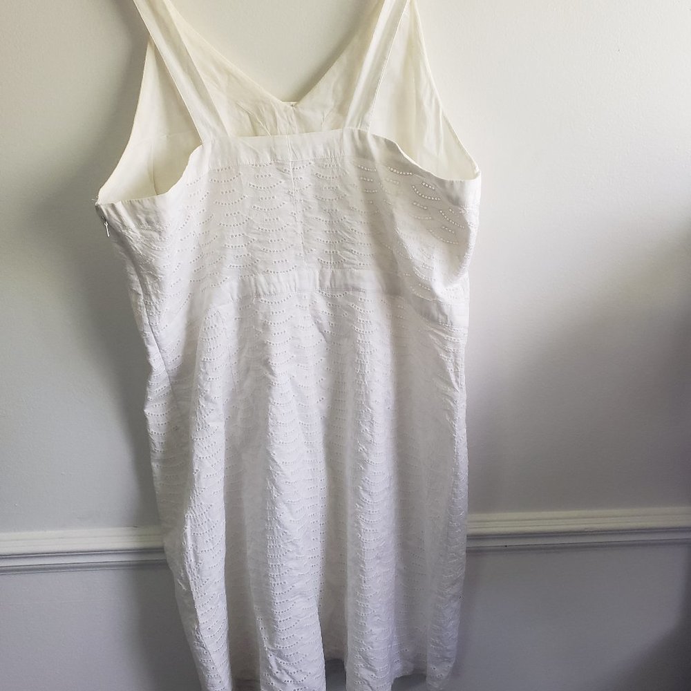 White summer sun dress